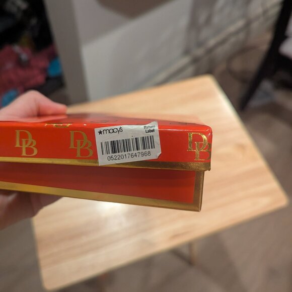 NWT Dooney & Bourke Florentine Black Patent Leather Wristlet Keychain Pouch - Picture 8 of 8